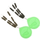 KORDA - Závaží Sinkers Tungsten Gravel Brown Medium 9 ks
