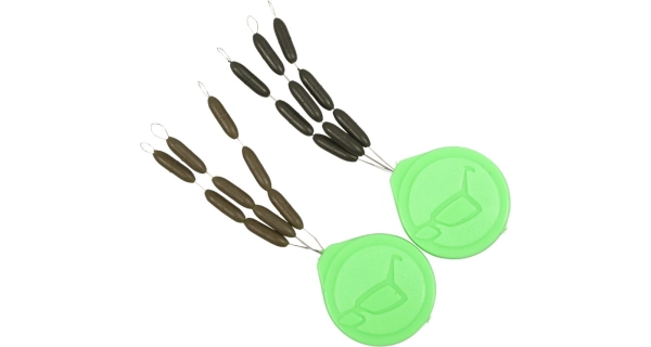 KORDA - Závaží Sinkers Tungsten Gravel Brown Medium 9 ks