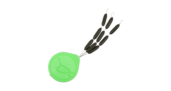 KORDA - Závaží Sinkers Tungsten Green Large 9 ks
