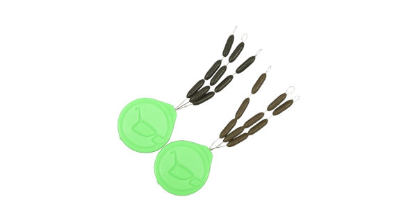 KORDA - Závaží Sinkers Tungsten Green Large 9 ks