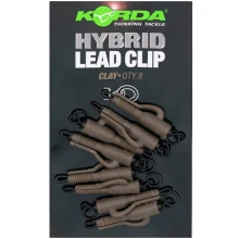 KORDA - Závěs na olovo Hybrid Lead Clip Clay 5 ks