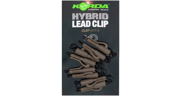 KORDA - Závěs na olovo Hybrid Lead Clip Clay 5 ks