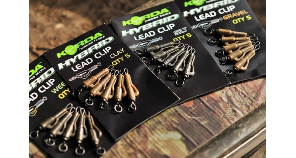 KORDA - Závěs na olovo Hybrid Lead Clip Clay 5 ks
