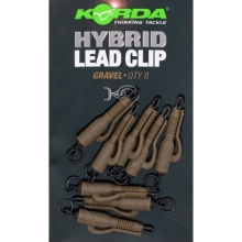 KORDA - Závěs na olovo Hybrid Lead Clip Gravel 5 ks