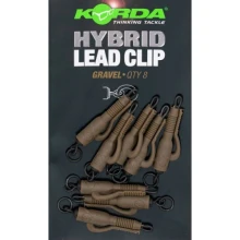 KORDA - Závěs na olovo Hybrid Lead Clip Gravel 5 ks
