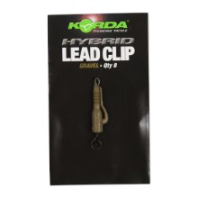 KORDA - Závěs na olovo Hybrid Lead Clip Gravel 5ks