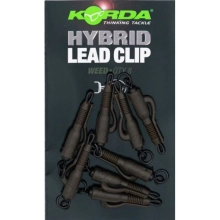 KORDA - Závěs na olovo Hybrid Lead Clip Weed 5 ks