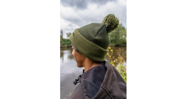 KORUM - Čepice Thermal Beanie Hat Black Olive