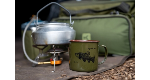 KORUM - Hrnek Classic Enamel Mug Tench 330 ml Lín