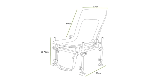KORUM - Křeslo Supa Lite Stretch Feeder Chair S23