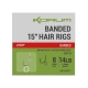 KORUM - Návazec Banded Hair Rigs Barbed 15" vel. 8 8 ks