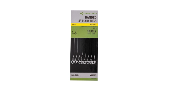 KORUM - Návazec Banded Hair Rigs Barbless 4