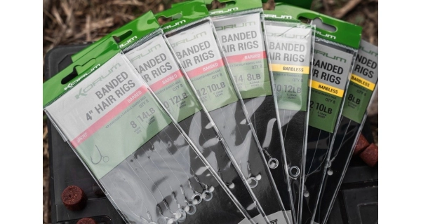 KORUM - Návazec Banded Hair Rigs Barbless 4