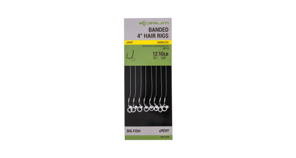 KORUM - Návazec Banded Hair Rigs Barbless 4