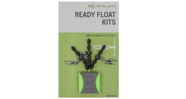 KORUM - Průjezd s karabinkou Ready Float Kit 3 ks
