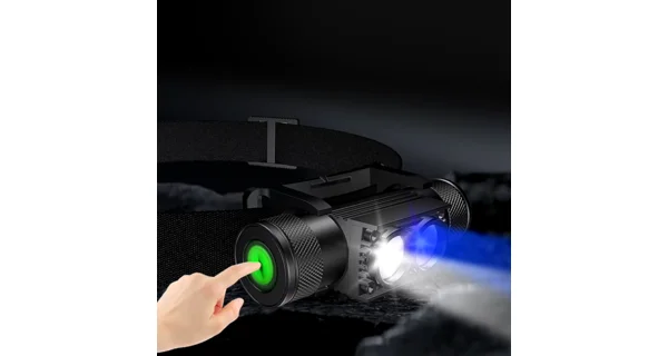 KRAVEN - Čelovka Pro Headlamp X1500 White + Green