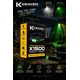 KRAVEN - Čelovka Pro Headlamp X1500 White + Green
