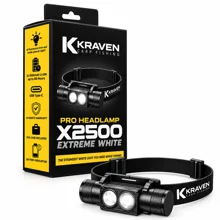 KRAVEN - Čelovka Pro Headlamp X2500 Extreme White