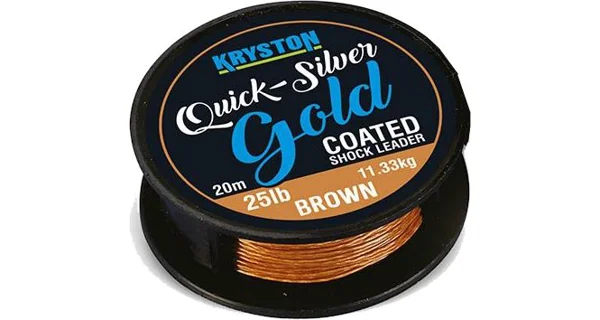 KRYSTON - Ztužená šňůrka Quick Silver Gold 20 m 25 lb