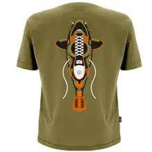 KUMU - Dětské tričko True Leather Kids T-Shirt 7-8 let