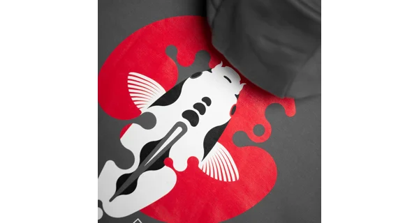 KUMU - Mikina Rising Sun Hoodie Grey vel. L