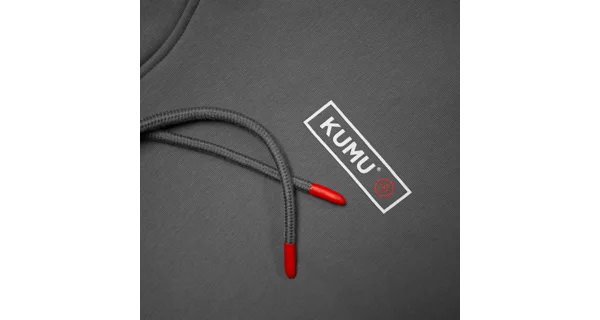 KUMU - Mikina Rising Sun Hoodie Grey vel. XL