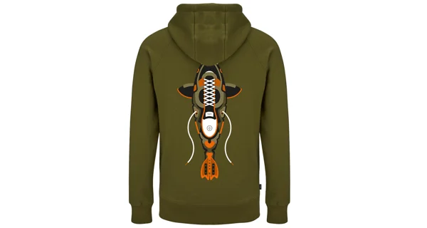 KUMU - Mikina True Leather Hoodie vel. S