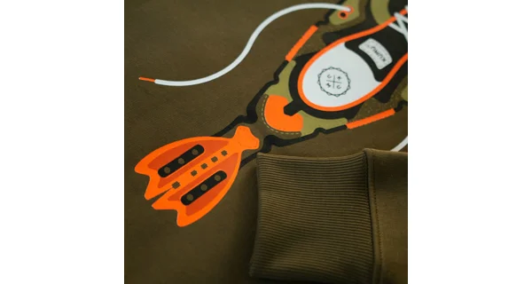 KUMU - Mikina True Leather Hoodie vel. S