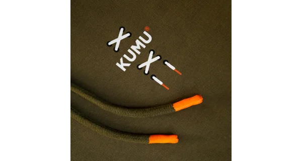 KUMU - Mikina True Leather Hoodie vel. XL