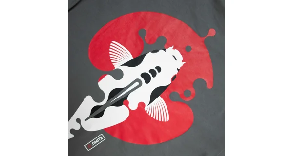 KUMU - Tričko Rising Sun Grey T-Shirt vel. 4XL