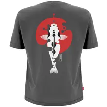 KUMU - Tričko Rising Sun Grey T-Shirt vel. S