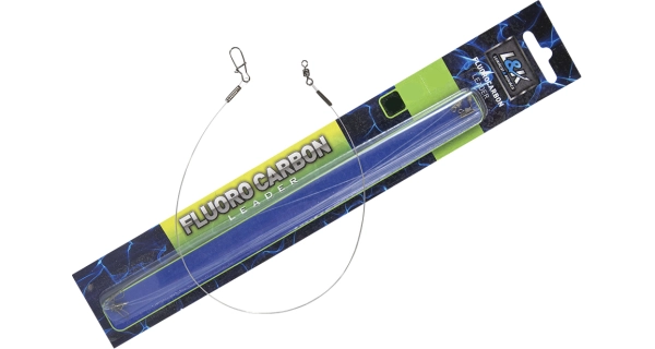 L&K - Návazec Fluorocarbon 20 cm 11 kg 2 ks