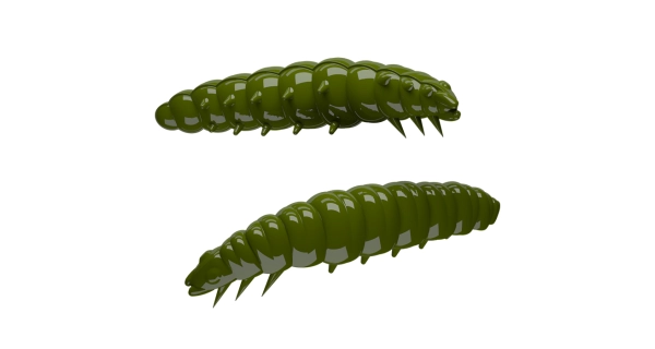 LIBRA LURES - Larva 35 mm Olive 031 Cheese 12 ks
