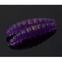 LIBRA LURES - Larva 35 mm Purple with Glitter 020 (Cheese) 12 ks/bal