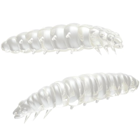 LIBRA LURES - Larva 45 Silver Pearl 004 Cheese 8 ks