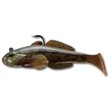 LIVETARGET - Gumová nástraha Goby Swimbait 8 cm 14 g Brown Pumpkin