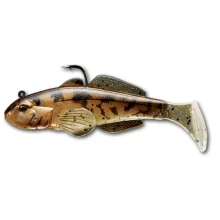 LIVETARGET - Gumová nástraha Goby Swimbait 8 cm 14 g Natural Bronze