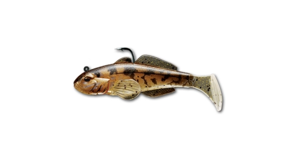 LIVETARGET - Gumová nástraha Goby Swimbait 8 cm 14 g Natural Bronze
