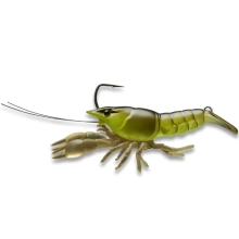 LIVETARGET - Gumová nástraha Live Craw Finess Bait Slow Sinking 11 g 63 mm Chartreuse Black