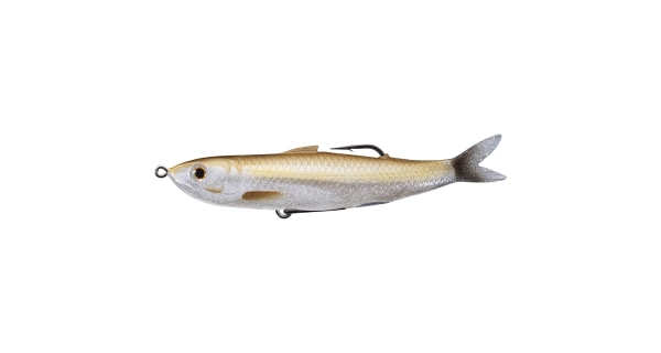 LIVETARGET - Gumová nástraha Shiner Walking Bait 14 g 11,5 cm Amber Silver Flake