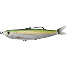 LIVETARGET - Gumová nástraha Shiner Walking Bait 14 g 11,5 cm Metalic Lemon Lime