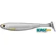 LIVETARGET - Gumová nástraha Slow-Roll Shiner Paddle Tail Swimbait 10 cm Silver Pearl 4 ks