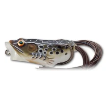LIVETARGET - Imitace žáby Hollow Body Frog Popper 5,5 cm 11 g Brown Black