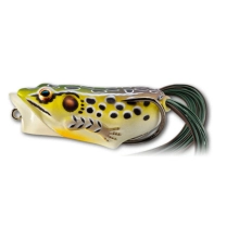 LIVETARGET - Imitace žáby Hollow Body Frog Popper 5,5 cm 11 g Emerald Brown