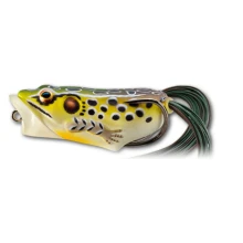 LIVETARGET - Imitace žáby Hollow Body Frog Popper 5,5 cm 11 g Emerald Brown