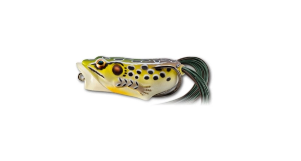 LIVETARGET - Imitace žáby Hollow Body Frog Popper 5,5 cm 11 g Emerald Brown