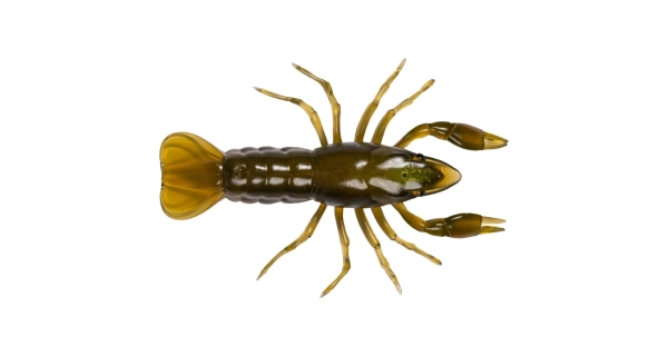 LIVETARGET - Nástraha Crawfish Unrigged Soft Plastic 7,1 cm Green Moss