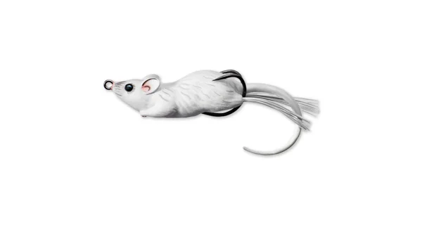 LIVETARGET - Nástraha myš Hollow Body Mouse 11 g 6 cm White