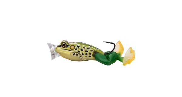 LIVETARGET - Nástraha Ultimate Frog Popper Bait 5 cm 21 g Emerald Brown