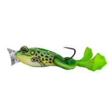 LIVETARGET - Nástraha Ultimate Frog Popper Bait 5 cm 21 g Green Yellow